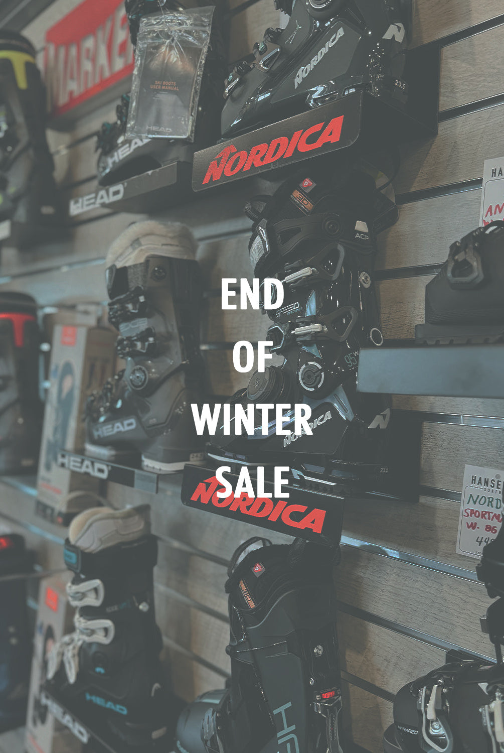 HANSEN'S END-OF-WINTER SKI & SNOW SALE