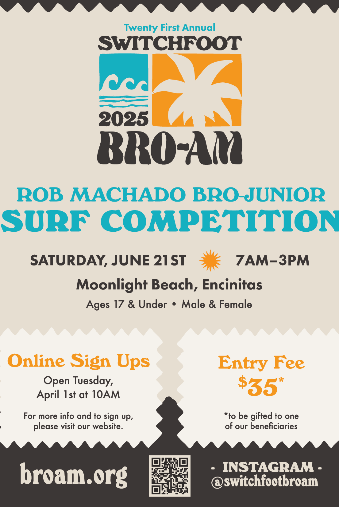 SWITCHFOOT BRO-AM 2025 SIGN-UPS!