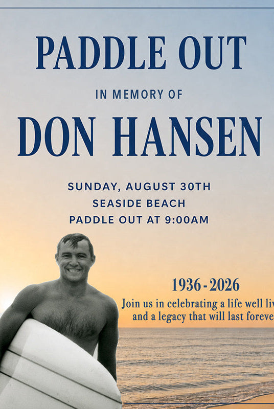 Don Hansen Paddle Out