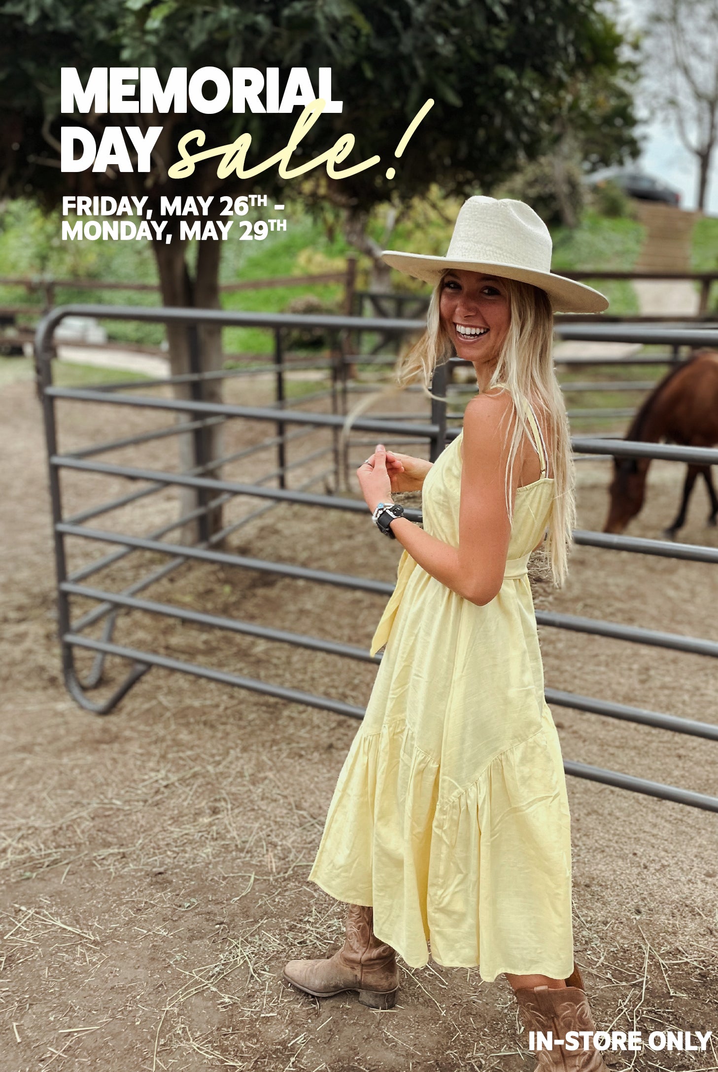 HANSEN'S ANNUAL MEMORIAL DAY WEEKEND TENT SALE!