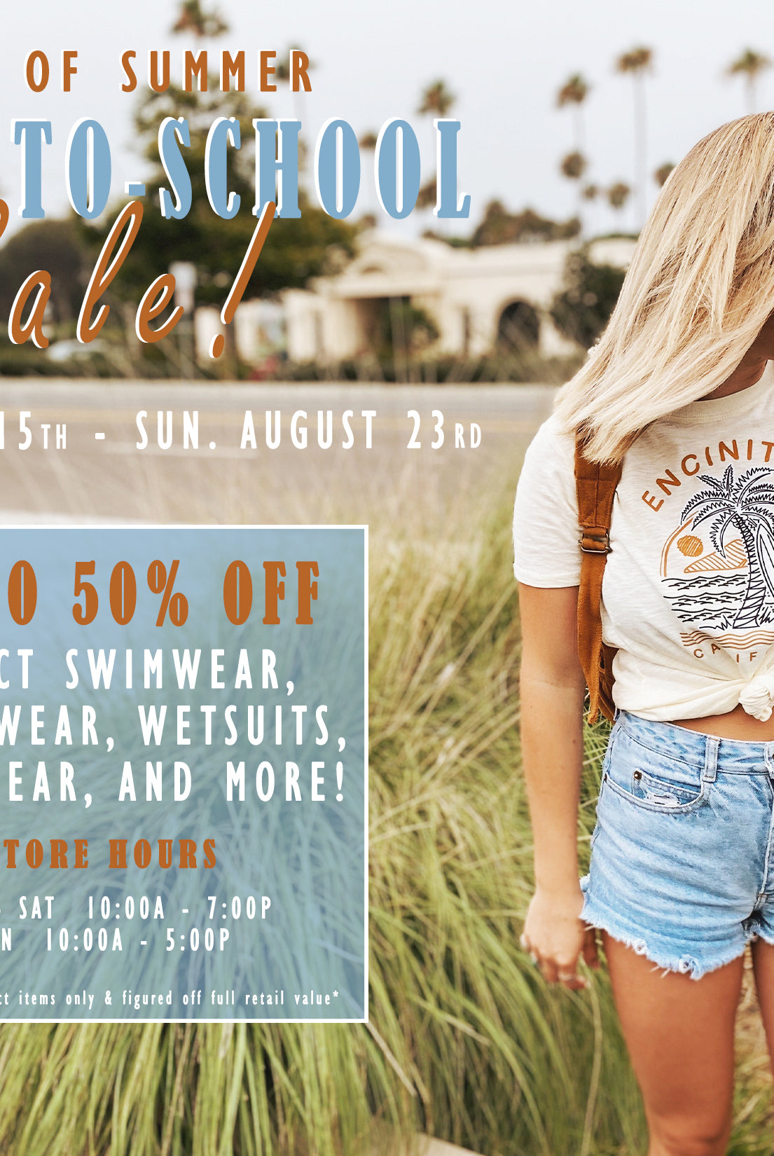 HANSEN'S ANNUAL BACK-TO- SCHOOL SALE 2020