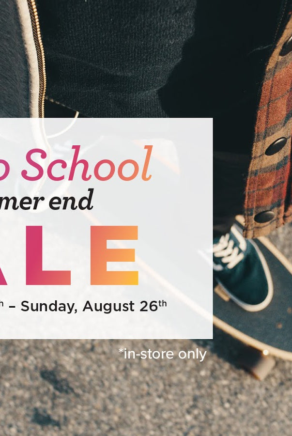 Back to School SALE 2018