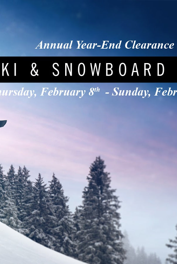 Hansen's Annual Year-End Clearance Ski & Snowboard SALE