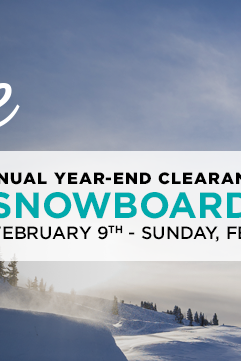 Hansen's 2017 Annual Year-End Ski & Snowboard Sale