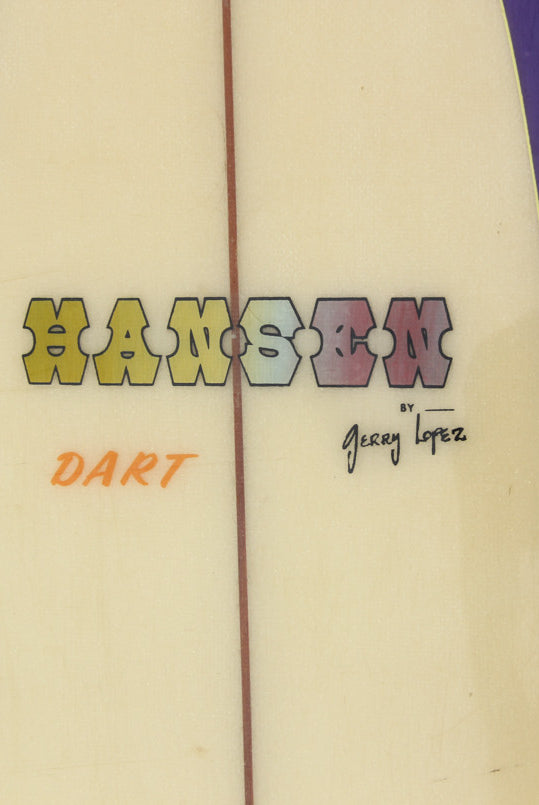 Hansen by Gerry Lopez the Dart Surfboard