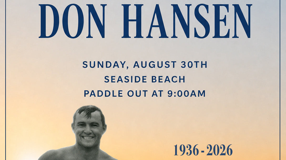 Paddle Out Honoring Don Hansen!
