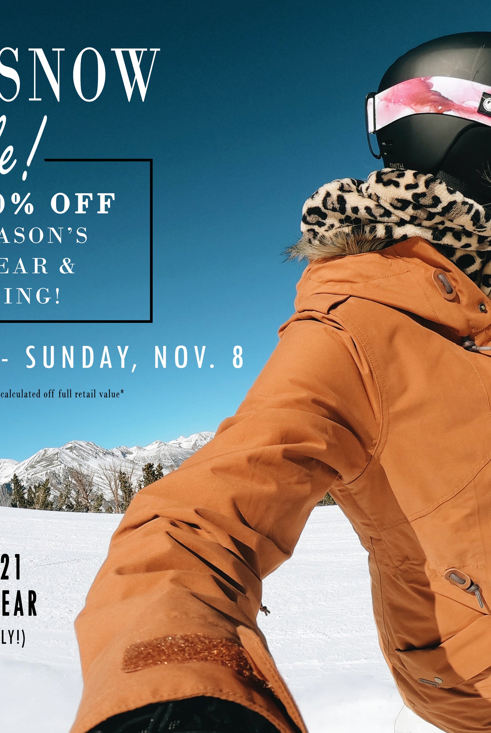 HANSEN'S SKI & SNOW SALE 2020