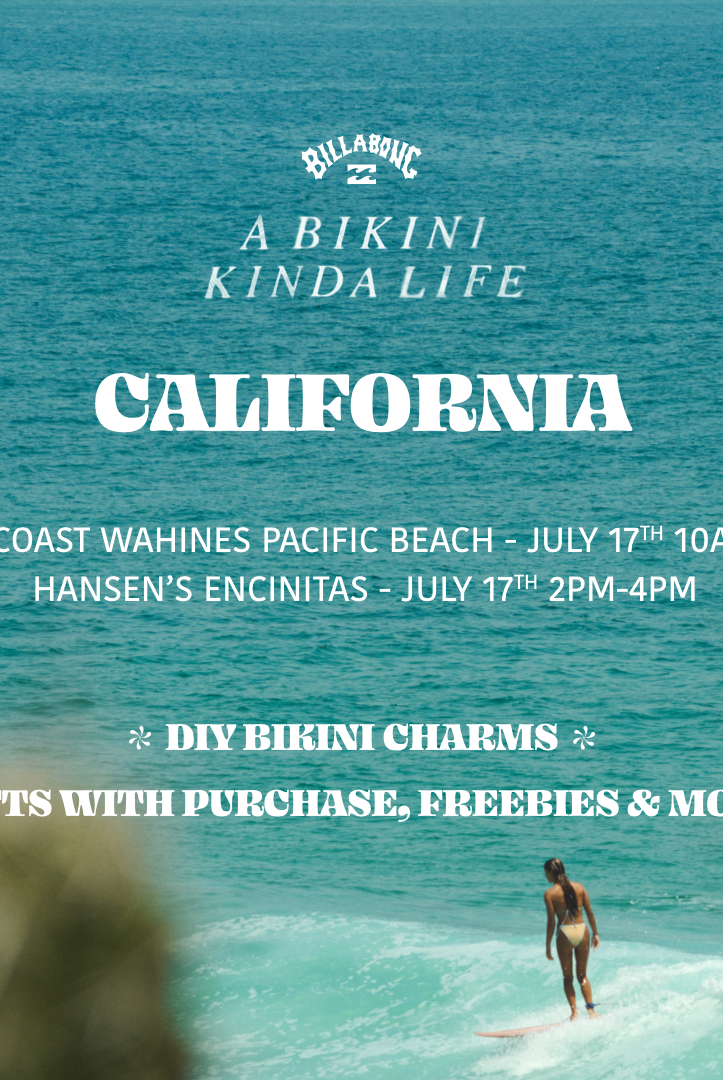 Billabong: A Bikini Kinda Life Tour Coming to Hansen's!