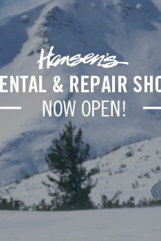 Our Snow Rental & Repair Shop is Open