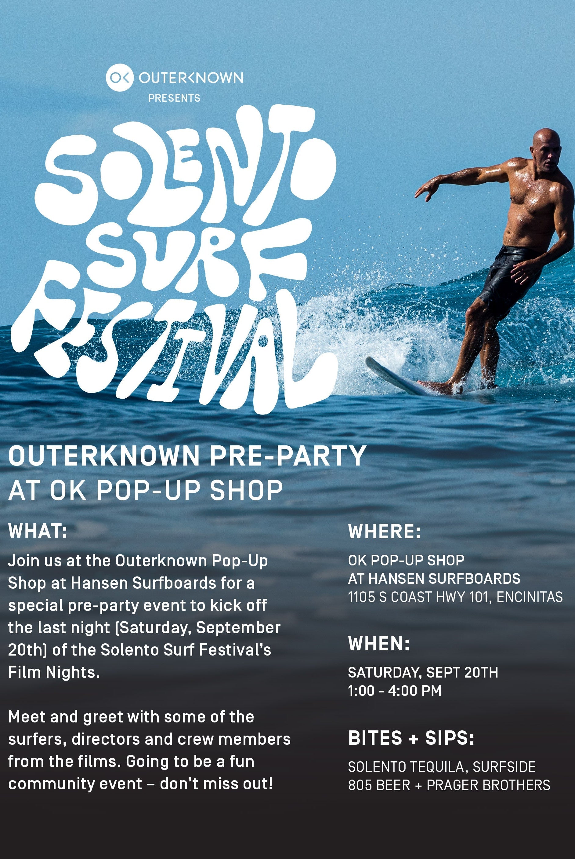 Solento Surf Festival Outerknown Pre-Party