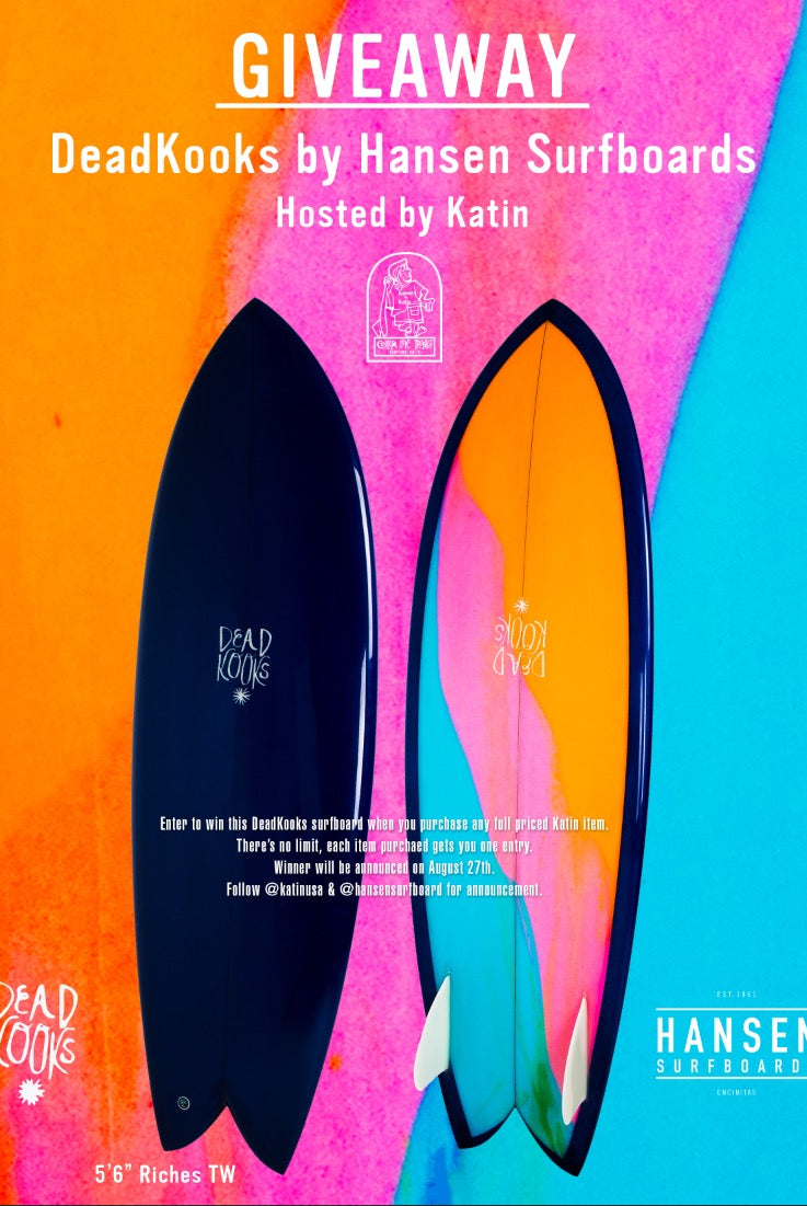 Katin by DeadKooks Surfboard Giveaway