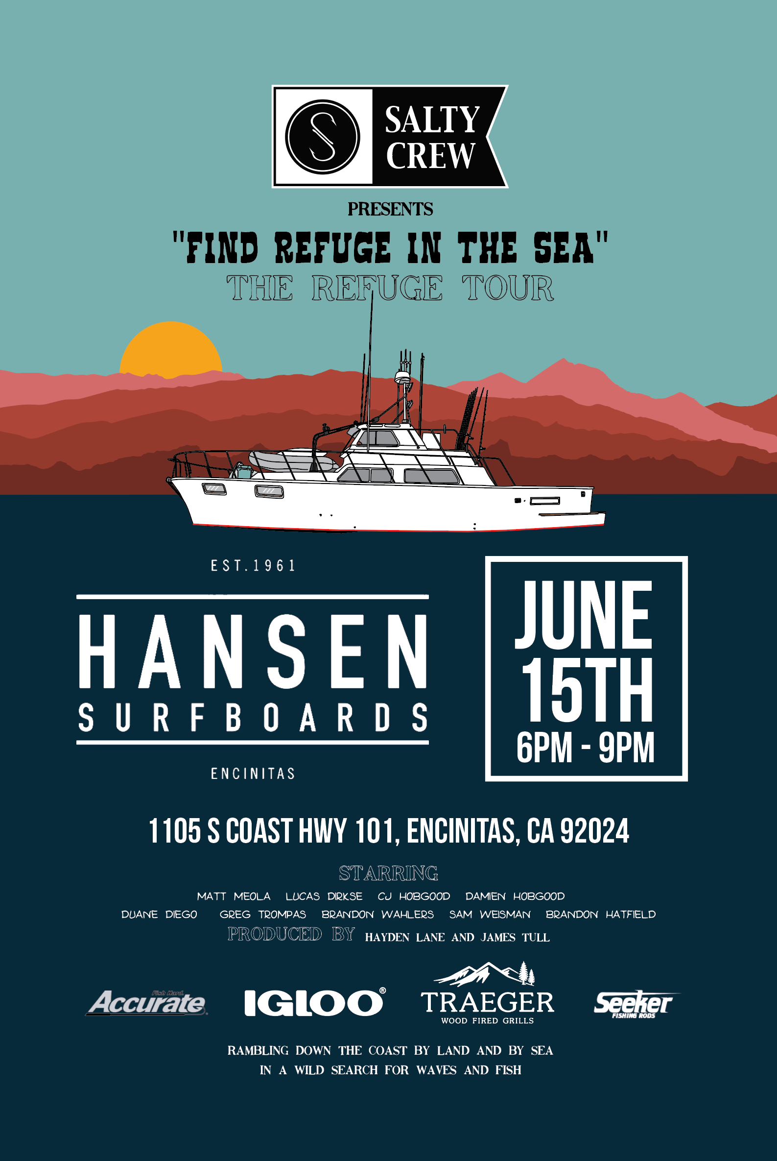 Salty Crew Presents "Find Refuge In The Sea"
