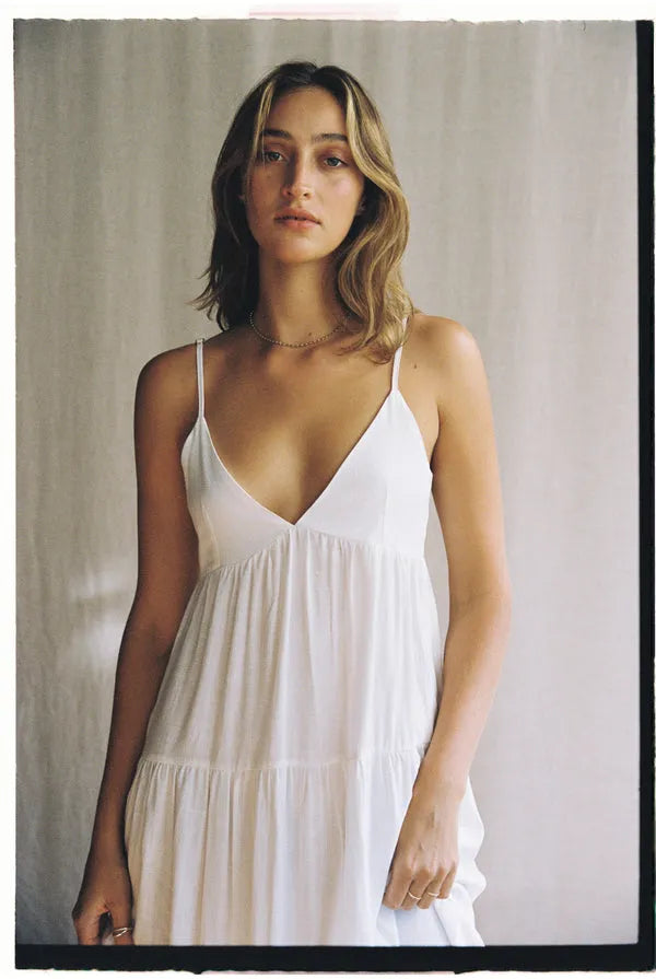 Rhythm Womens Dress Classic Tiered Mini