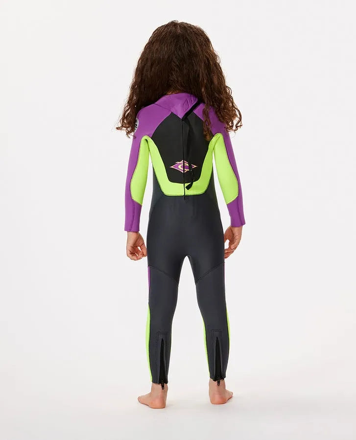 Rip Curl Kids Wetsuits Groms Omega 4/3 Back Zip Fullsuit