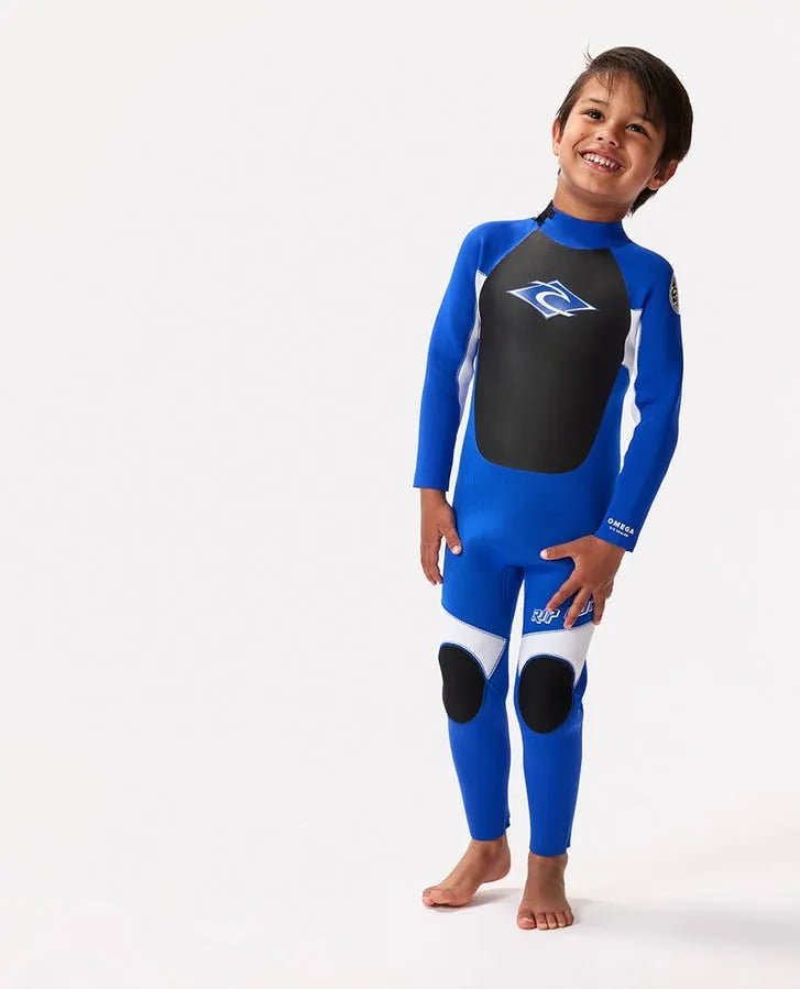 Rip Curl Kids Wetsuits Groms Omega 4/3 Back Zip Fullsuit