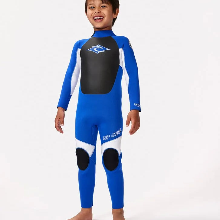Rip Curl Kids Wetsuits Groms Omega 4/3 Back Zip Fullsuit