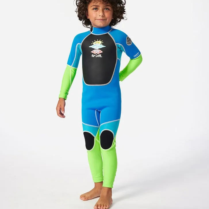 Rip Curl Kids Wetsuits Groms Omega Back Zip Easy On/Off Fullsuit