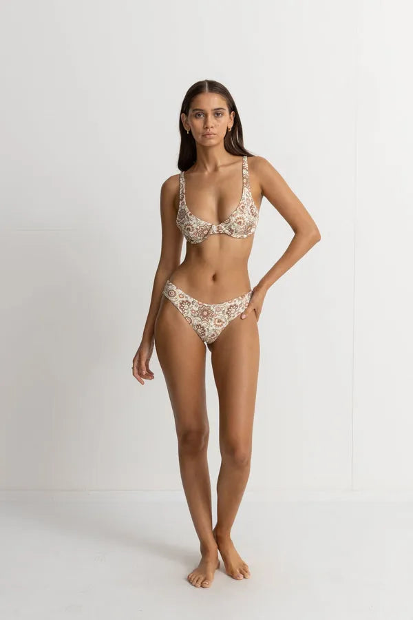Rhythm Womens Bikini Top Raya Paisley Underwire