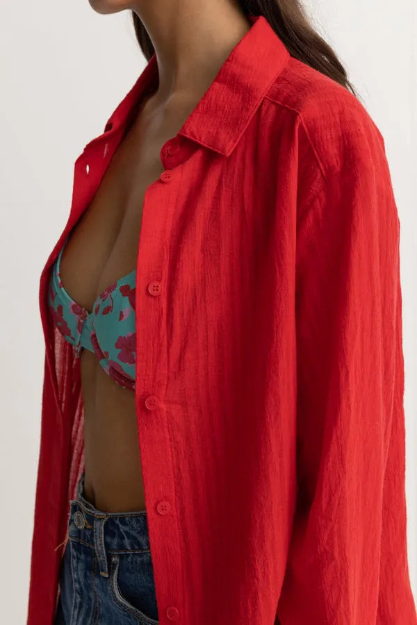 Rhythm Womens Shirt Inferna Beach