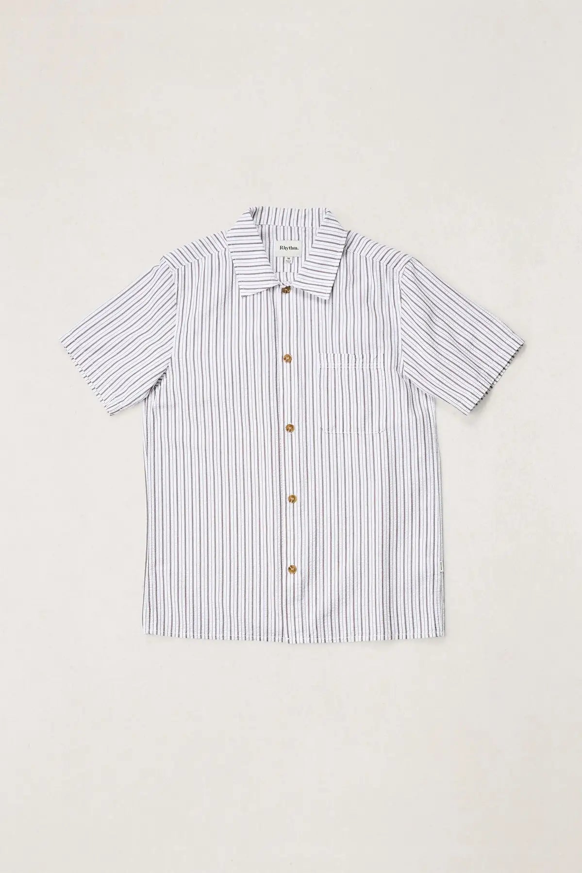 Rhythm Mens Woven Seersucker Stripe
