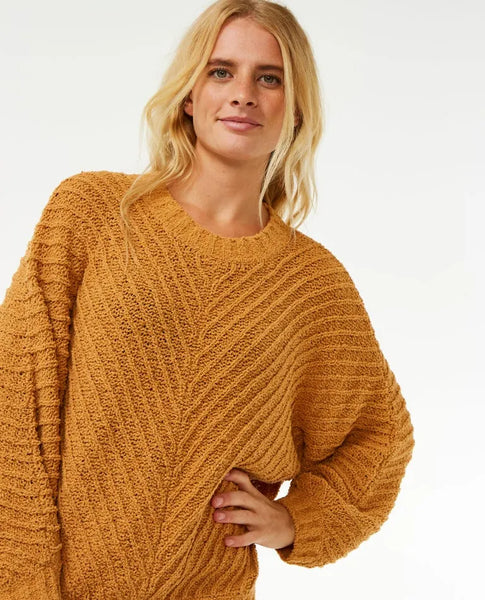 Rip Curl Womens Sweater Classic Surf Knit Crew