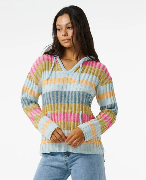 Rip Curl Womens Sweater Hibiscus Heat Poncho