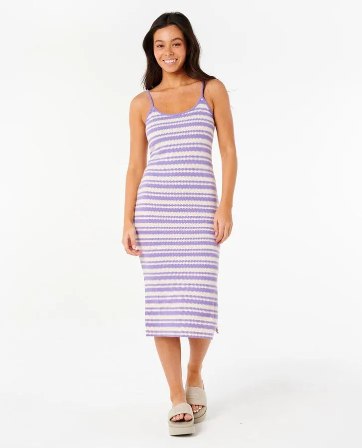 Rip Curl Womens Dress Bobbi Stripe Midi