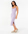 Rip Curl Womens Dress Bobbi Stripe Midi