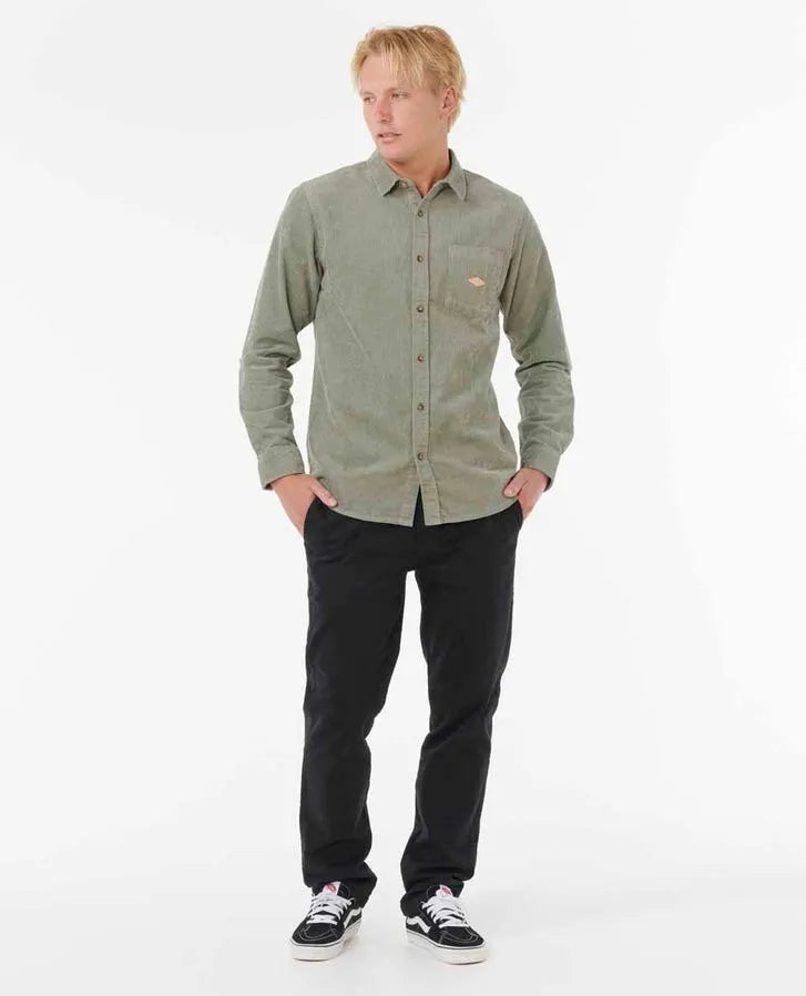 Rip Curl Mens Shirt Classic Surf Cord Long Sleeve