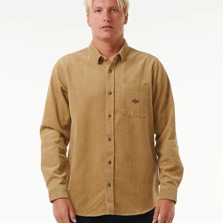 Rip Curl Mens Shirt Classic Surf Cord Long Sleeve