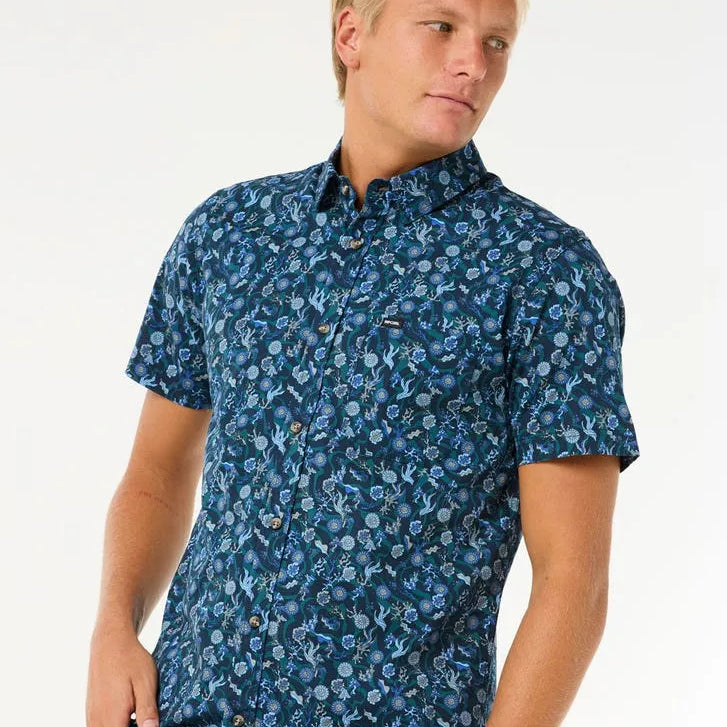Rip Curl Mens Woven Floral Reef