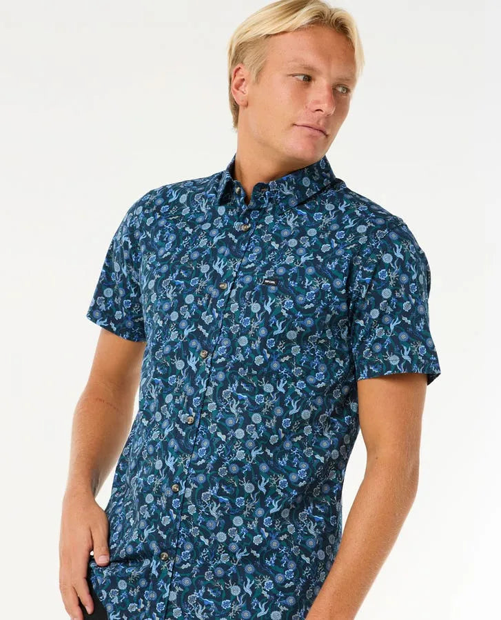 Rip Curl Mens Woven Floral Reef