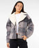 Rip Curl Womens Jacket Sunset Luau Check Shacket