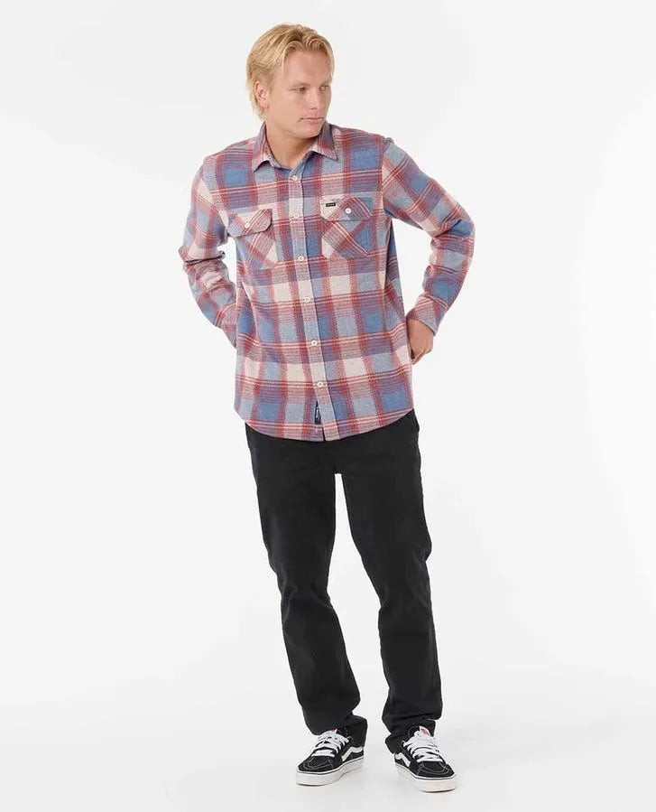 Rip Curl Mens Shirt Grid Long Sleeve