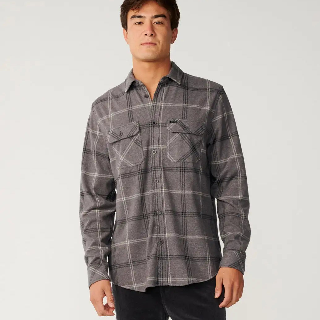 Rip Curl Mens Shirt Grid Long Sleeve