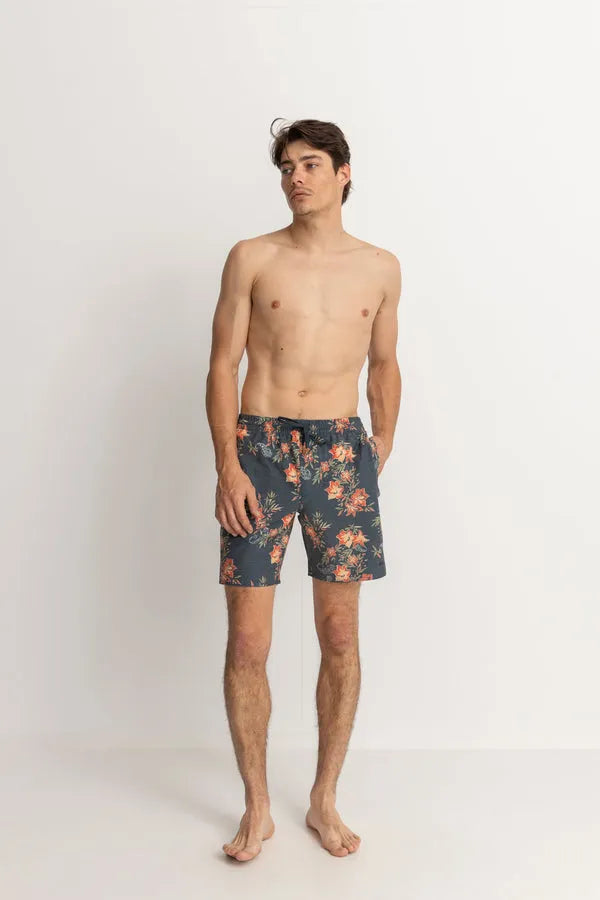 Rhythm Mens Shorts Tropical Paisley Beach Short