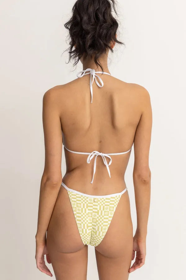 Rhythm Womens Bikini Top Horizon Slide Tri