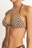 Rhythm Womens Bikini Top Terry Sands Stripe Slide Tri