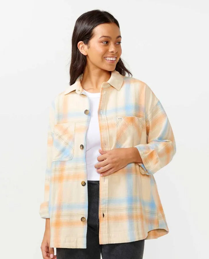 Rip Curl Womens Shirt Beach Party Flannel