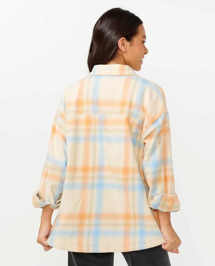 Rip Curl Womens Shirt Beach Party Flannel
