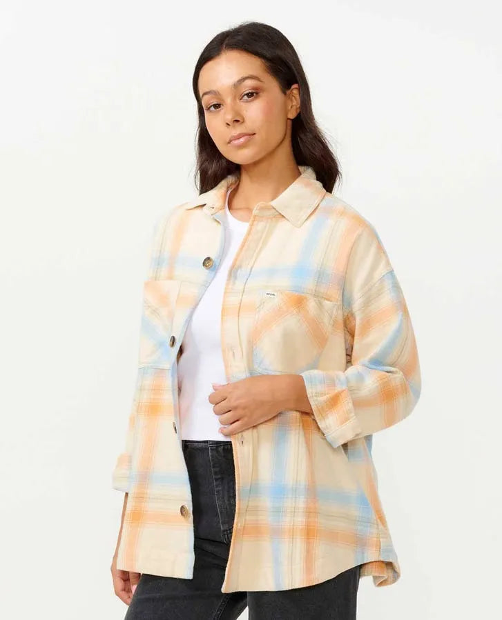 Rip Curl Womens Shirt Beach Party Flannel