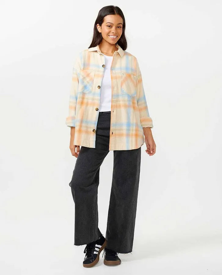 Rip Curl Womens Shirt Beach Party Flannel