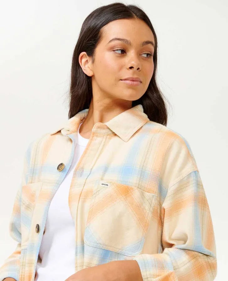 Rip Curl Womens Shirt Beach Party Flannel