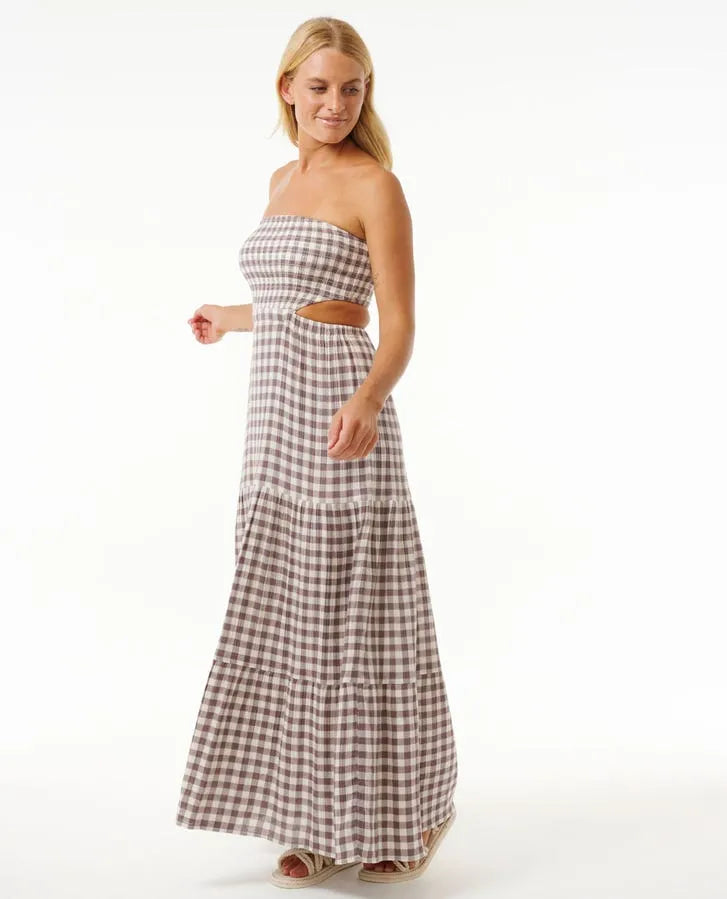 Rip Curl Womens Dress Premium Surf Check Maxi