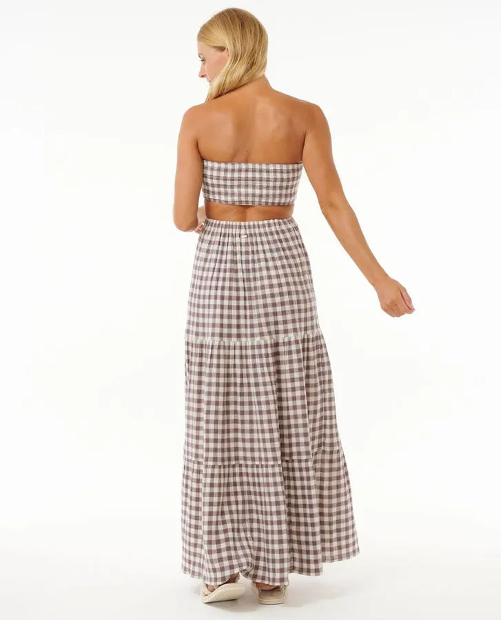 Rip Curl Womens Dress Premium Surf Check Maxi