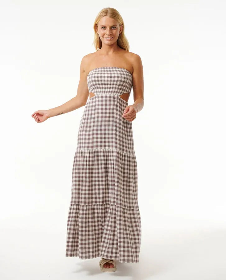 Rip Curl Womens Dress Premium Surf Check Maxi