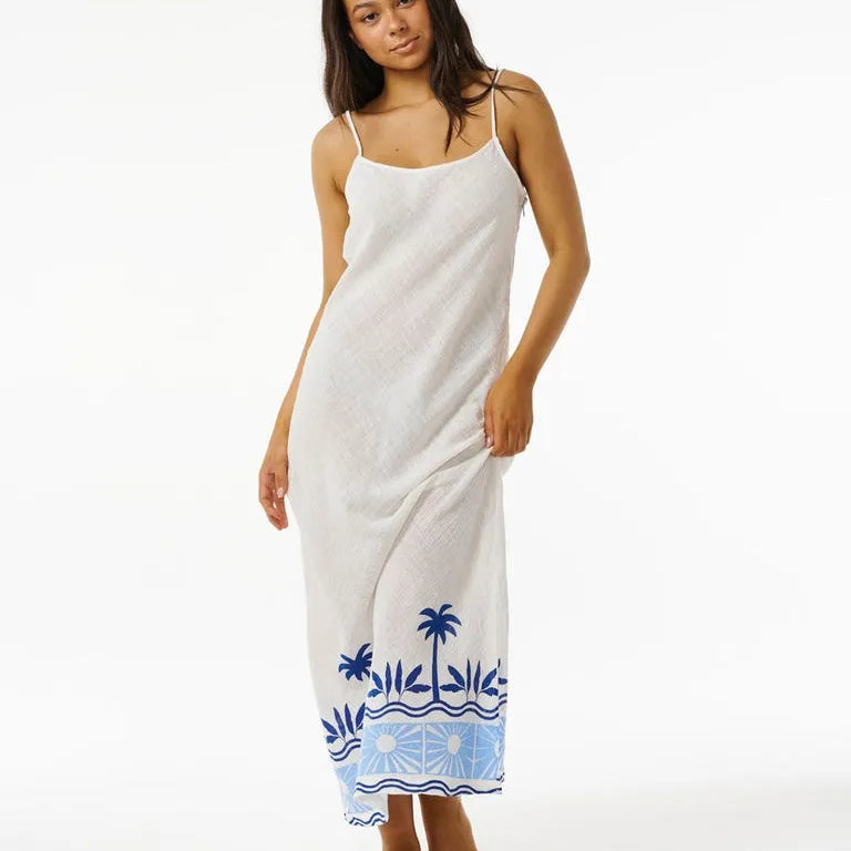 Rip Curl Womens Dress Santorini Sun Printed Maxi