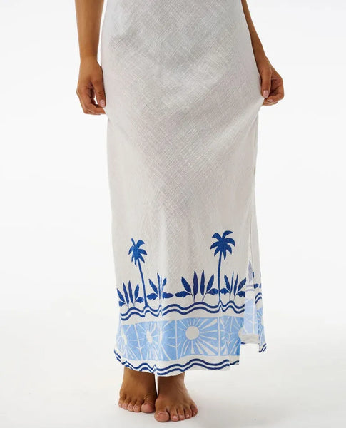 Rip Curl Womens Dress Santorini Sun Printed Maxi