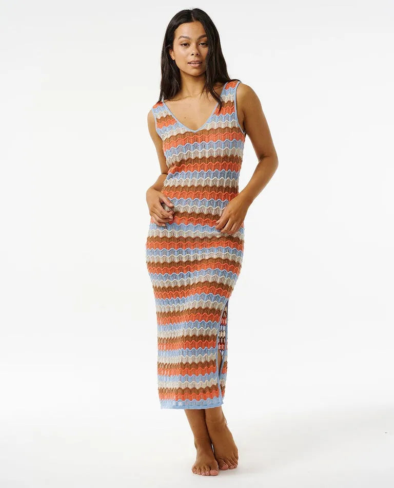 Rip Curl Womens Dress Santorini Sun Crochet