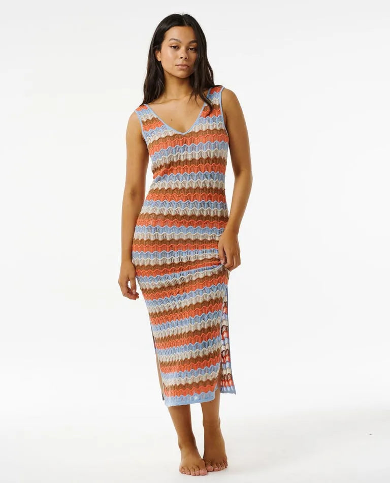 Rip Curl Womens Dress Santorini Sun Crochet